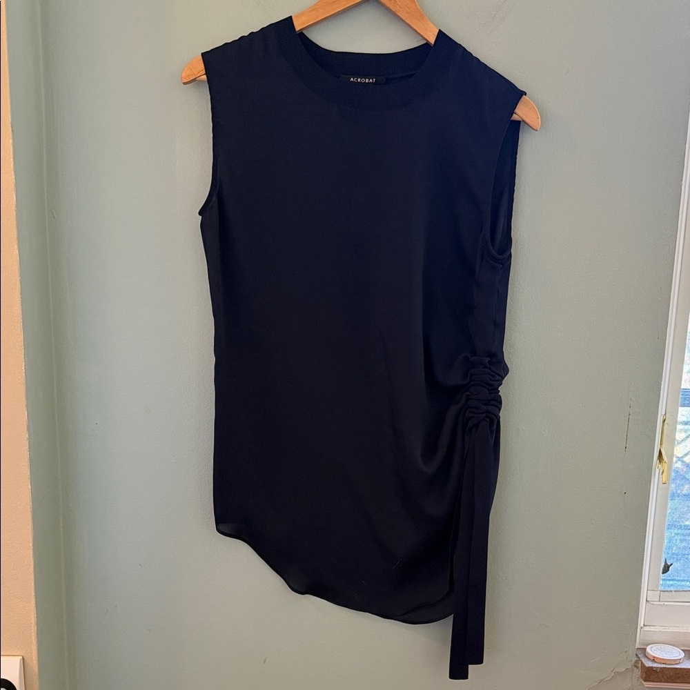 Acrobat Sleeveless Tank with Side Ruching - XS - NWT